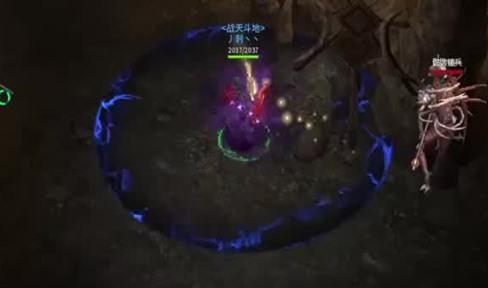 战士挑战腐骨骷髅，炼狱回廊除魔任务的惊险历程